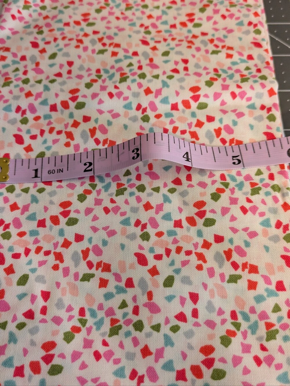 Confetti Print Singer Cotton Fabric By The Yard